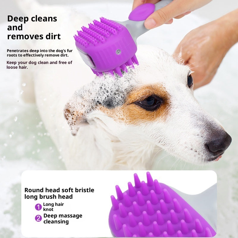 Transform Your Pet's Bathing Experience with Our Pet Shower Brush